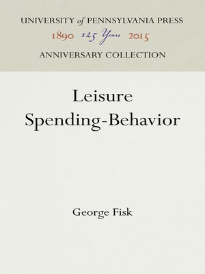 cover image of Leisure Spending-Behavior